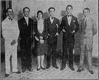 Maria Luiza Dória Bittencourt, única mulher entre os concorrentes da final nacional de um concurso de oratória. Foto: Correio da Manhã. Datado de 13 de outubro de 1929 