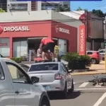 Briga de trânsito em SP