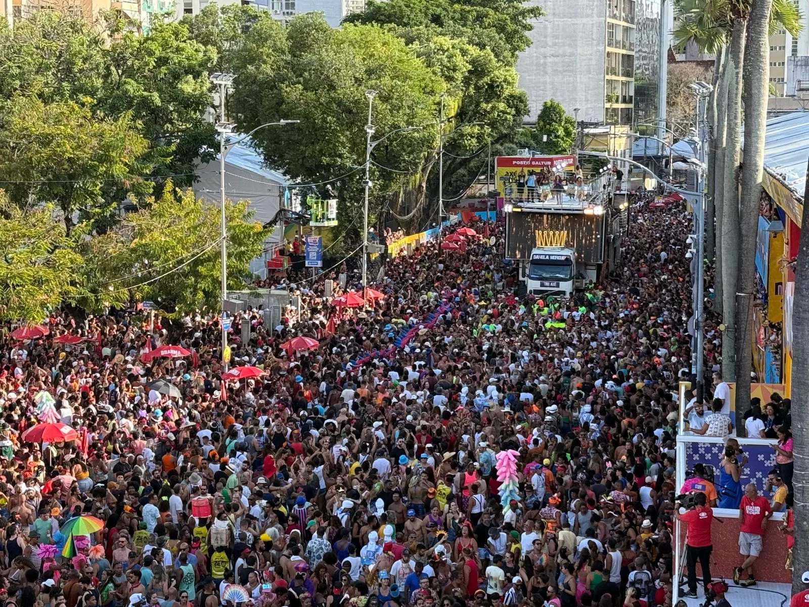 Daniela Mercury no Campo Grande. Foto: Juliana Rodrigues/PS Notícias