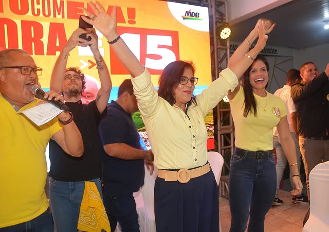 Eridan foi eleita após vencer o candidato George Carvalho. Foto: Divulgação