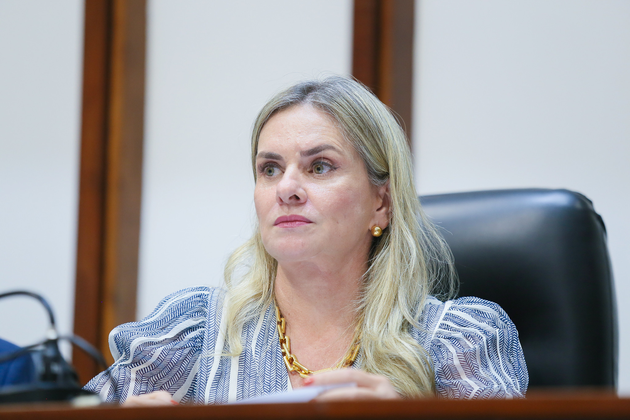Presidente Ivana Bastos. Foto: Sandra Travassos/ALBA