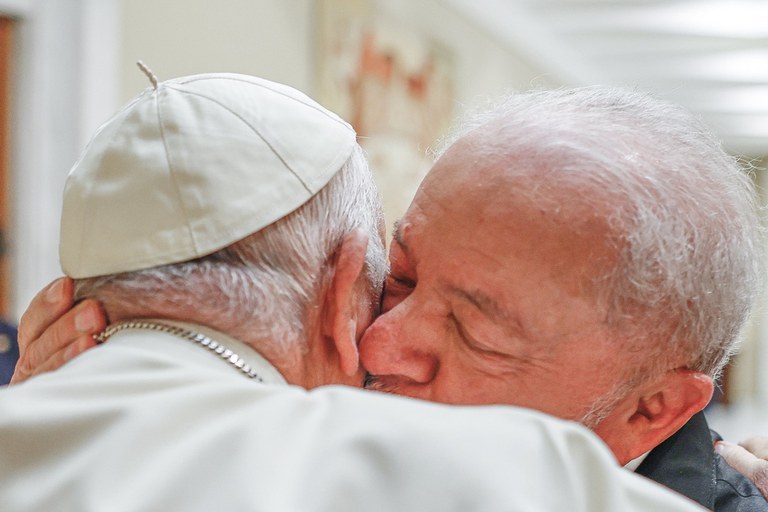 Lula encontra Papa Francisco