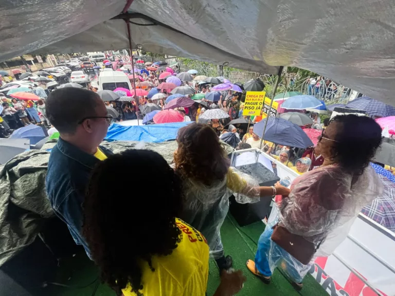 Greve dos professores municipais