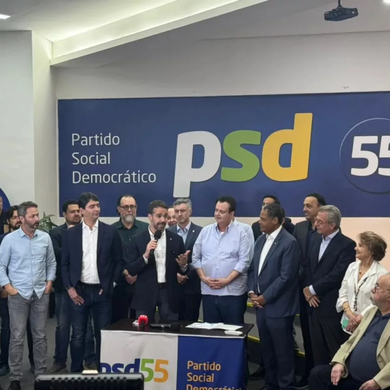 Filiação ao PSD aconteceu nesta sexta-feira (9). Foto: Divulgação/PSD