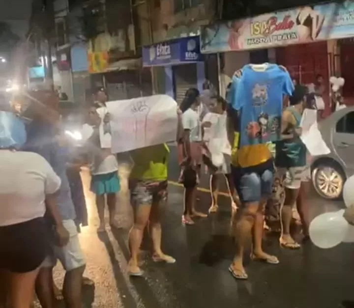 Protesto na Estrada das Barreiras