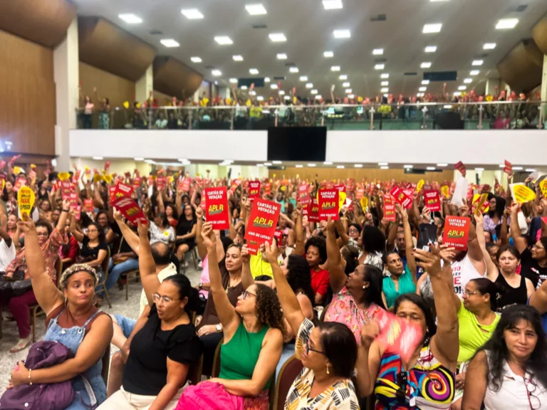Assembleia dos professores municipais