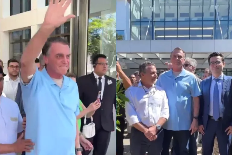 Jair Bolsonaro deixa hospital em Brasília após três semanas