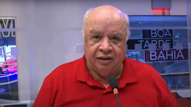 Jonas Paulo, candidato a presidente do PT-BA. Imagem: Band Bahia/Reprodução