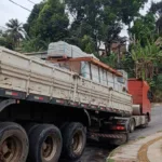 Carreta no Ladeirão da 8