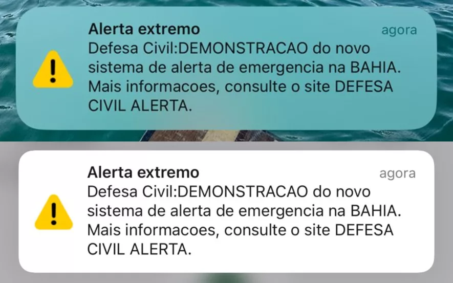 Testes foram disparados para moradores de cidades como Salvador, Vitória da Conquista, Ilhéus e Santa Cruz Cabrália