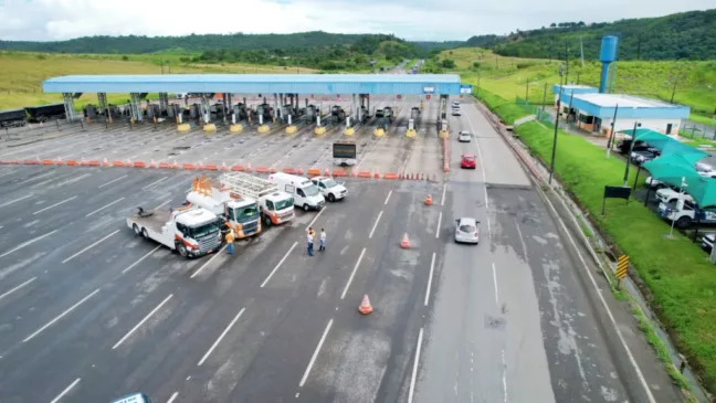 Cabines de pedágios da BR-324 seguirão fechadas no São João; fluxo deve aumentar em 400%