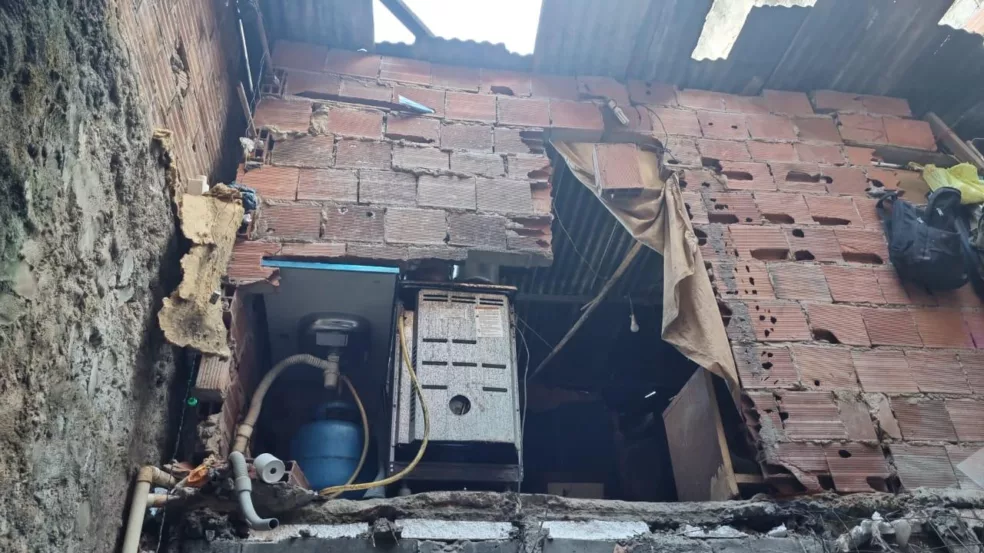 Engenho Velho de Brotas desabamento