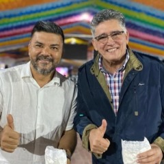 Prefeito Jânio Natal e o seu vice Paulinho Toa Toa. Foto: Divulgação/Instagram/@janionatal
