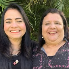 Moema e Naide Brito. Foto: Divulgação