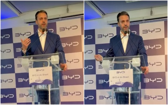 Alexandre Baldy, vice-presidente sênior da BYD Auto Brasil. Imagens: Juliana Nobre/PS Notícias