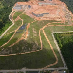 Aterro Metropolitano Centro localizado no Cassange, em Salvador. Foto: Divulgação/Battre