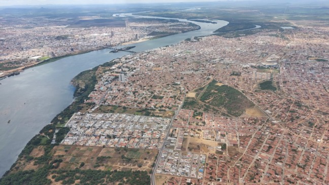 Cidade de Juazeiro, no norte baiano. Foto: Aparecido Silva/PS Notícias