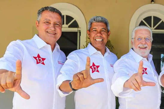 Rui, Jerônimo e Wagner. Foto: Divulgação/PT-BA