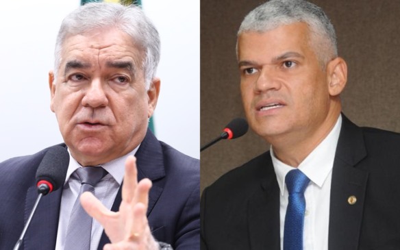 O deputado federal Zé Neto (Foto: Vinicius Loures / Câmara dos Deputados) e o vice-prefeito de Feira de Santana, Pablo Roberto (Foto: Agência ALBA/Divulgação)