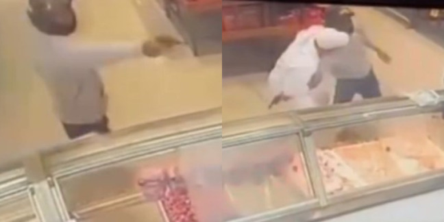 VÍDEO: Homem tenta matar colega dentro de atacadista na Bahia