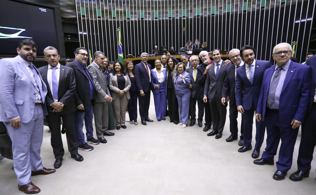Comitiva da Bahia na sessão especial em homenagem ao 2 de Julho. Foto: Vinicius Loures/Câmara dos Deputados