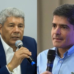 Jerônimo Rodrigues (Foto: Thuane Maria/GOVBA) e ACM Neto (Foto: Divulgação)
