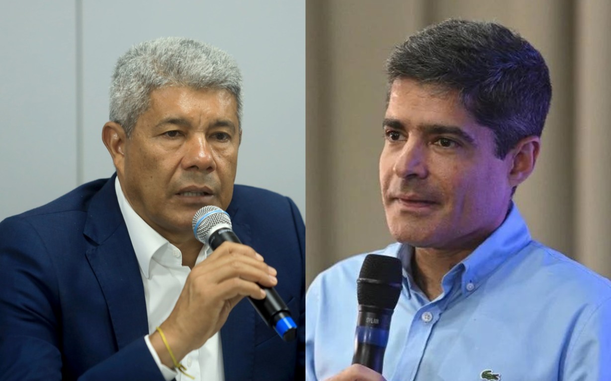 Jerônimo Rodrigues (Foto: Thuane Maria/GOVBA) e ACM Neto (Foto: Divulgação)