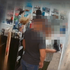 Foto: Câmera de segurança do estabelecimento