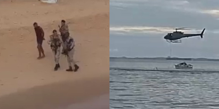Suspeito preso em perseguição no canta galo