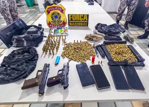 Foto: Polícia Federal e Força Nacional