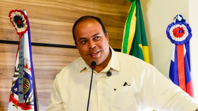 Prefeito de Santo Amaro, Flaviano Bomfim. Foto: Divulgação