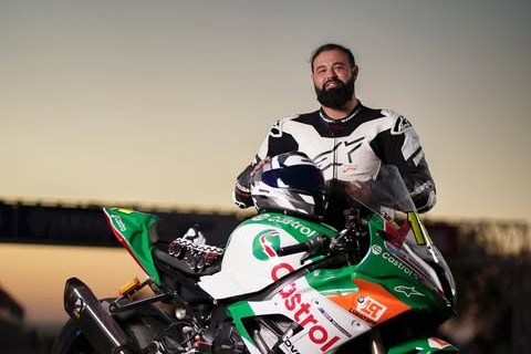 Piloto de motovelocidade Peri Cunha. Foto: Divulgação