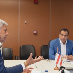 Jerônimo em reunião com Bruno Reis. Foto: Divulgação