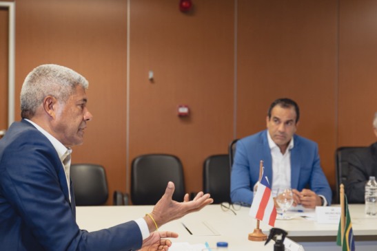 Jerônimo em reunião com Bruno Reis. Foto: Divulgação