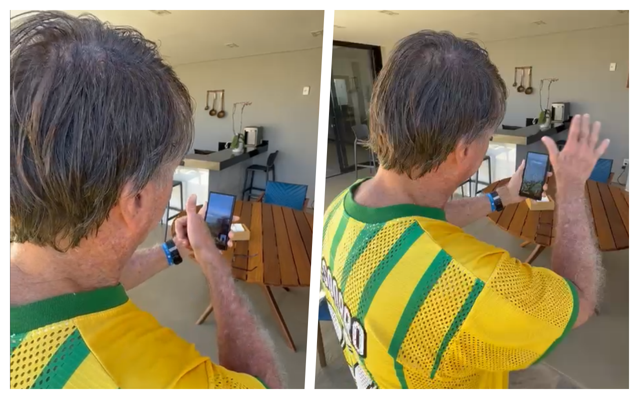 Prisão domiciliar de Bolsonaro ocorreu após participação virtual de atos neste domingo (3). Imagens: Divulgação