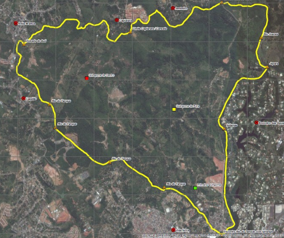 Área do quilombo do Quingoma. Imagem: Reprodução