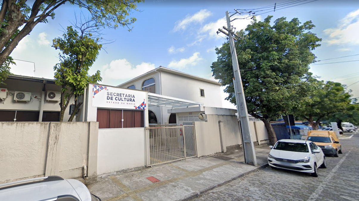 Sede da Secult-BA. Imagem: Google Street View/Reprodução