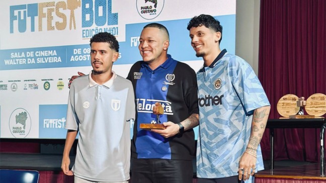Bernardo Martins, Gabriel Ury e Júnior Ribeiro | Foto: Divulgação / FutFestBol