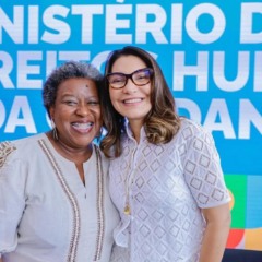 Primeira-dama, Janja, e Ministra dos Direitos Humanos e da Cidadania, Macaé Evaristo