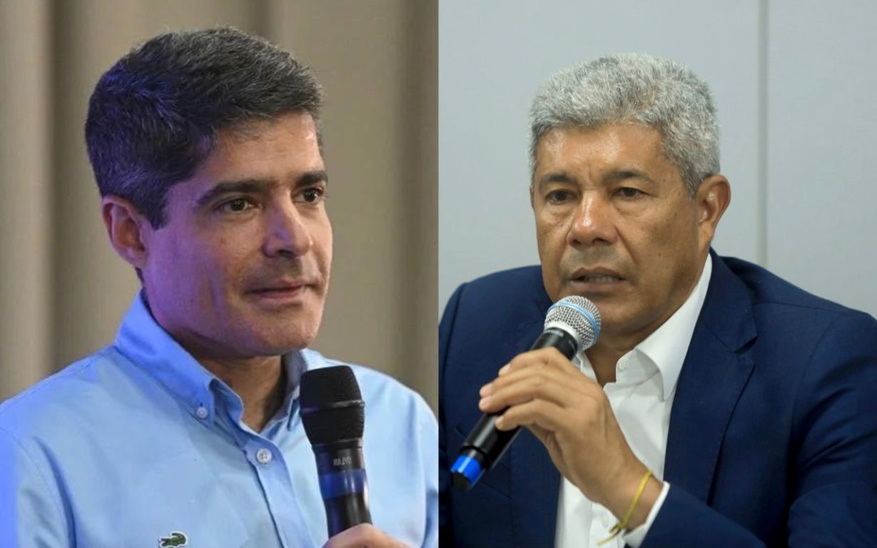 Jerônimo Rodrigues (Foto: Thuane Maria/GOVBA) e ACM Neto (Foto: Divulgação)
