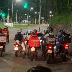 Foto: Redes Sociais / Motoboys do Bem