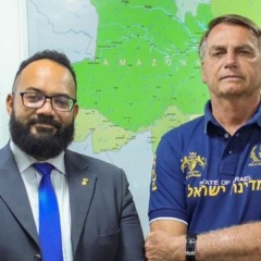 Deputado Leandro de Jesus ao lado de Bolsonaro. Foto: Divulgação