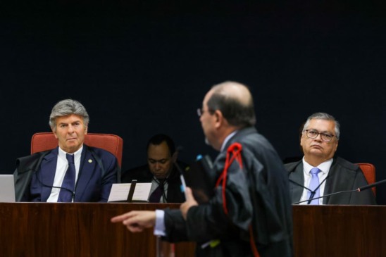 Advogado de defesa de Bolsonaro durante julgamento no STF. Foto: Gustavo Moreno/STF