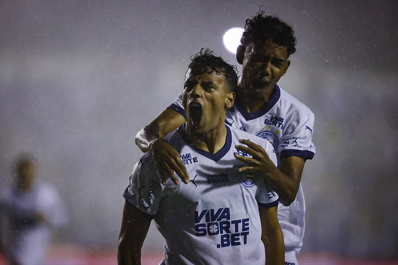 Lucho Rodríguez comemora gol em Confiança 1x4 Bahia - Jogo de ida da final da Copa do Nordeste | Foto: Letícia Martins / EC Bahia