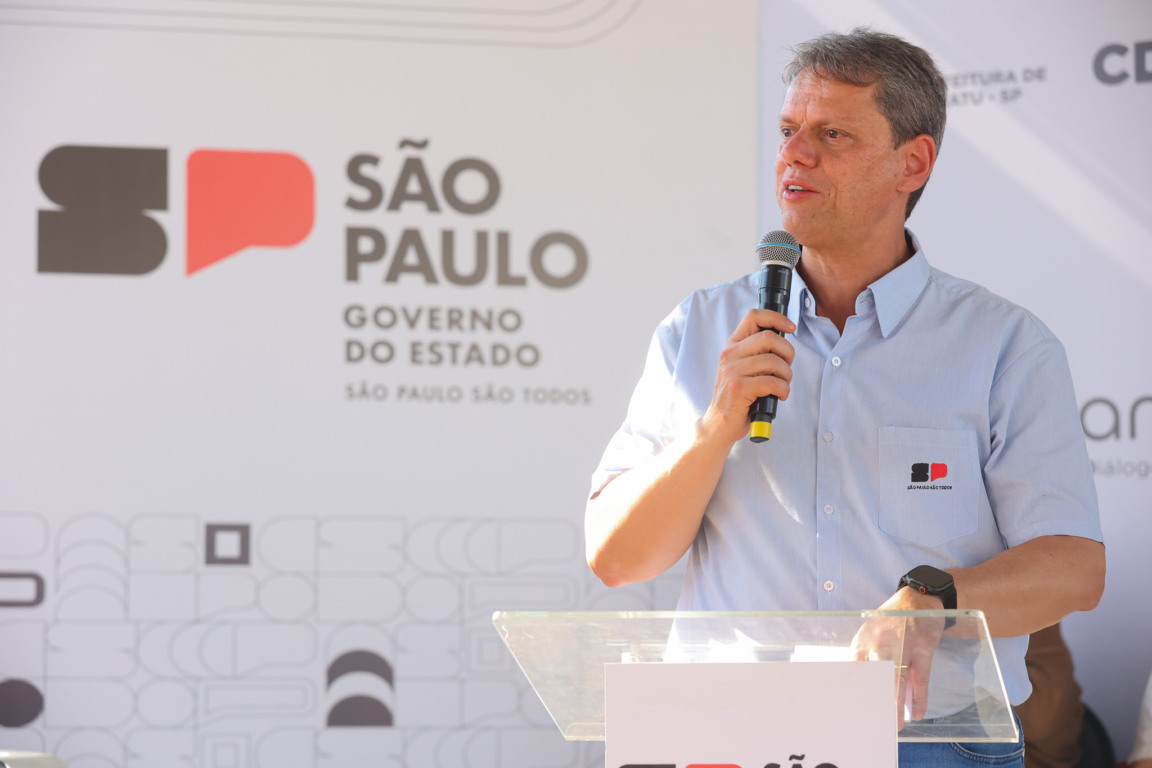 Governador Tarcísio de Freitas. Foto: Paulo Guereta/Governo de SP