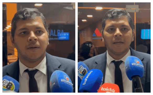 Deputado Diego Castro saiu em defesa da polícia baiana. Imagens: Diego Vieira/PS Notícias