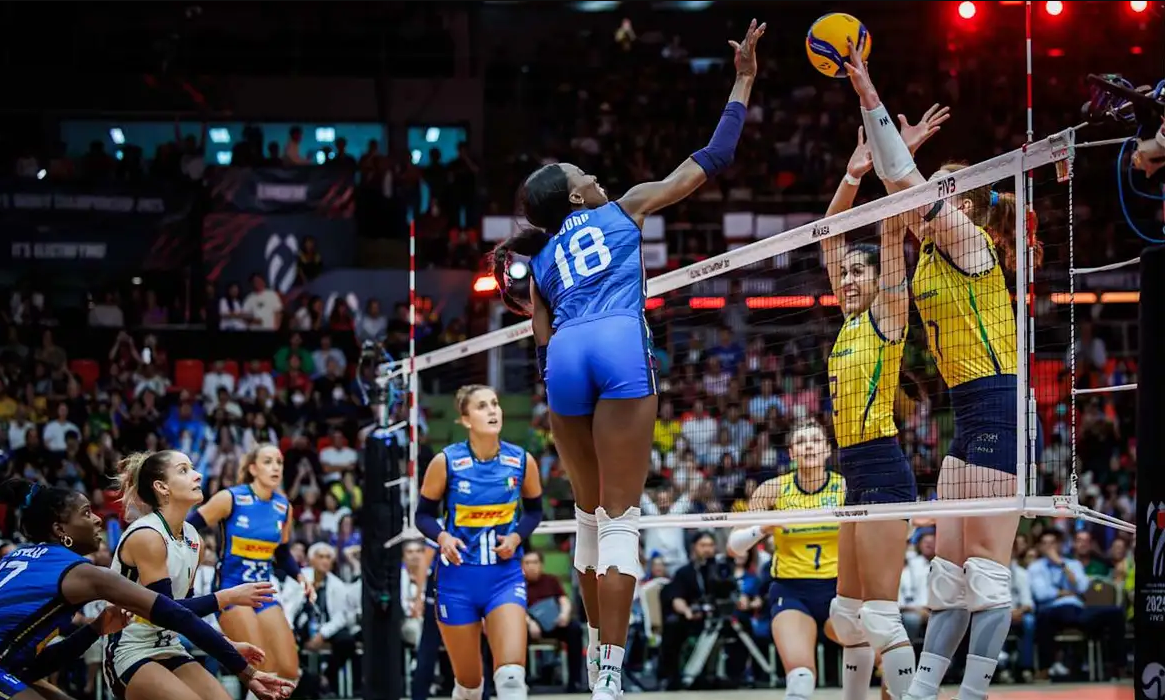 Partida entre Brasil e Itália. Foto: Divulgação