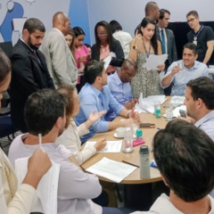 Reunião conjunta para debater o projeto da Lous na Câmara. Foto: Divulgação