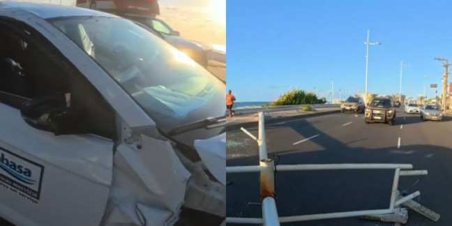 carro capota na Pituba