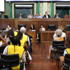 Audiência na Câmara de Salvador. Foto: Reginaldo Ipê/CMS